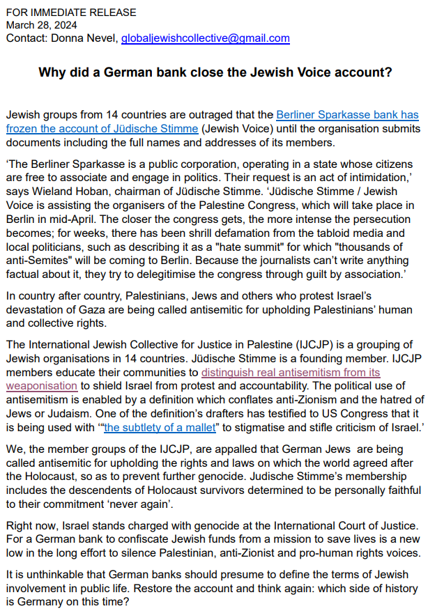 JSNahost's tweet photo. Vom jüdisch-antizionistischen Bündnis mit:
@jvplive 
@IndJewishVoices 
@JewishPeace 
@JVoiceLabour 
@contactujfp 
@SAJFP_ 
@JewishNz 
@IJAN_Network 
@BFW_IL 
@EAJSTweets 
Israelis Against Apartheid
Jews Against the Occupation, Sydney
Jewish Network for Palestine (UK) https://t.co/xuPLucfSfu