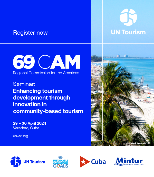 'Enhancing tourism development through innovation in community-based tourism' will be the seminar held on 29 April in  Cuba 🇨🇺
It will be followed by the meeting of the Regional Commission on 30 April. 

You can see the programme in the following link ⬇️
i.mtr.cool/quilmirwrd