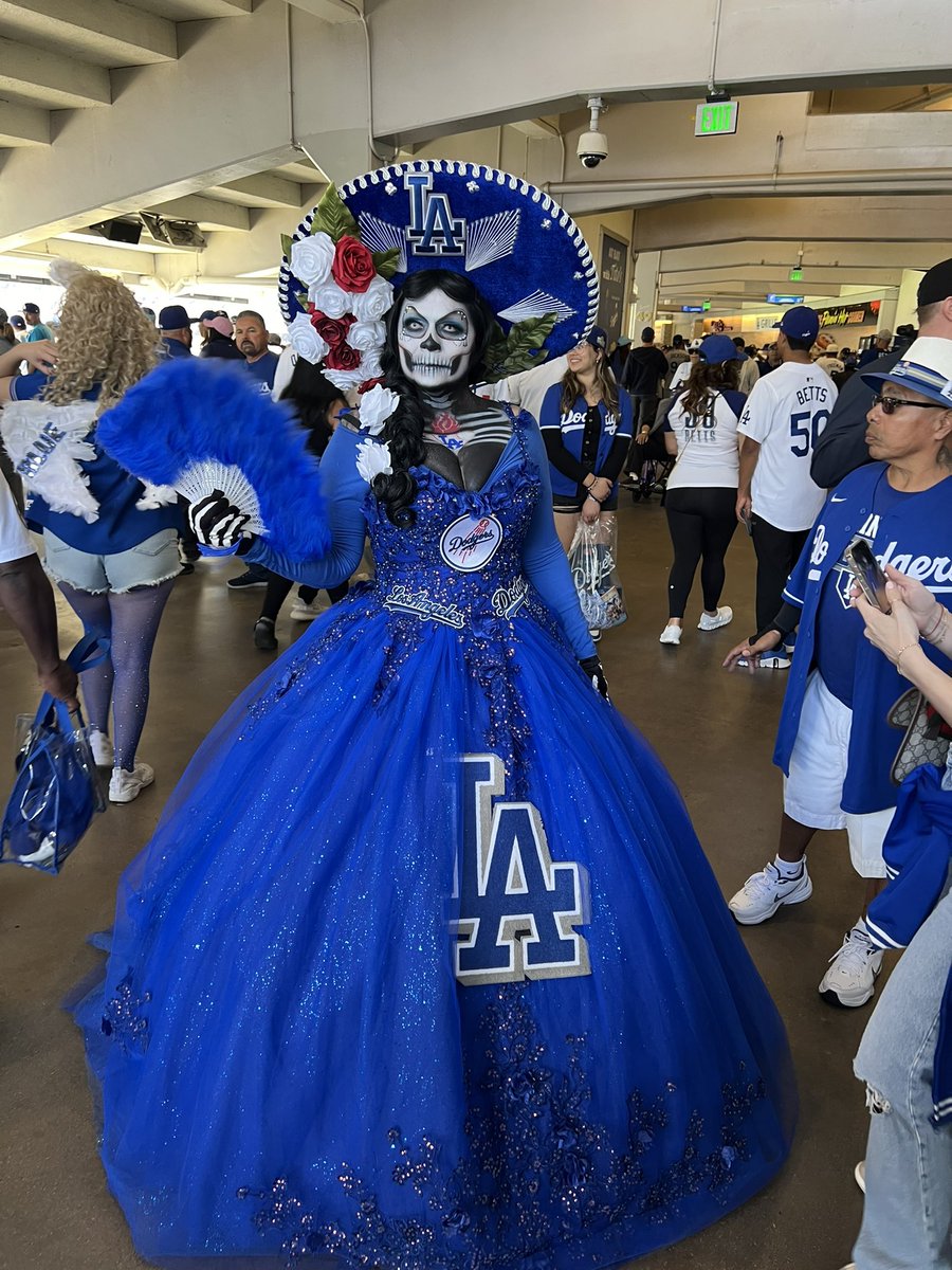 She’s ready for Dodgers Opening Day!