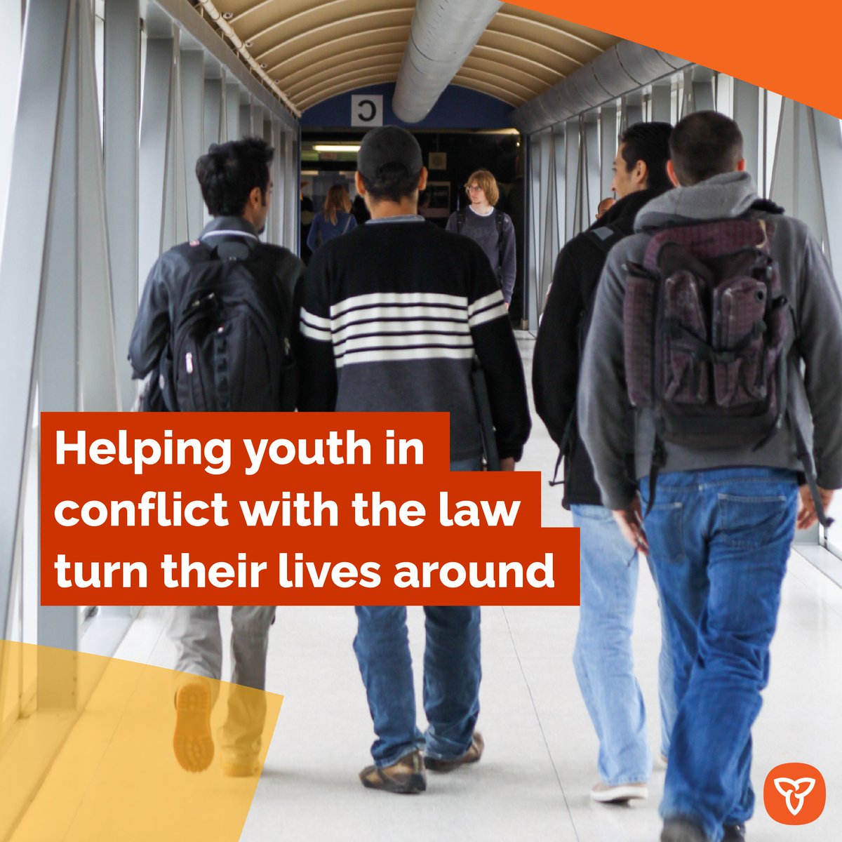 Ontario has set up a youth justice task force, comprised of members with diverse knowledge and experience to advise on how to address the needs of youth and staff in the system.

Learn more about Ontario’s youth justice system.

🔗ontario.ca/youthjustice