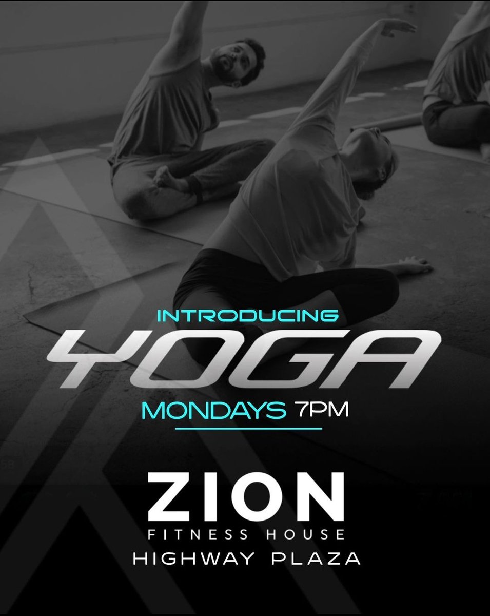 #SignalBoost please! From Mon 1st April, yoga classes at Zion Fitness House in Highway Plaza, Freeport 7pm! To book your spot, DM or call 275-3574 Classes continue at Zion in Sun Plaza, Charlieville Wed 7pm & Sat 10am. To book your spot at this location, DM or call 383-3574