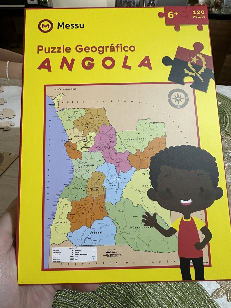 Puzzle 🧩 Geográfico de Angola 🇦🇴