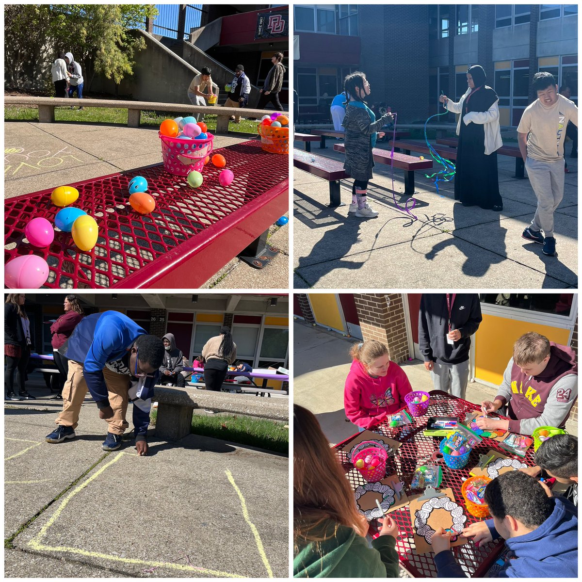 BornToTeachUs's tweet image. Spent part of the day w/ these #futureeducators &amp;amp;Ss as they embraced spring with an egg hunt, bubbles, crafts, and 🐰 It was a team effort that had great rewards! TY to all those who helped and donated!  #bethechange @tara_gail @doss_businessandeduc @harrydosshigh @jcpsky