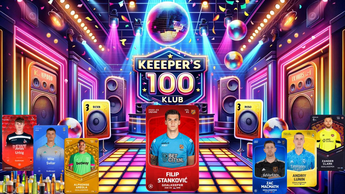 On last weeks show we inducted entrant number 7 into the Keepers Klub! Filip Stankovic with the 💯 against Bari. Sadly, there will be no one joining them on the dancefloor this week thanks to those dam international breaks. #Sorare #KeepersKlub24