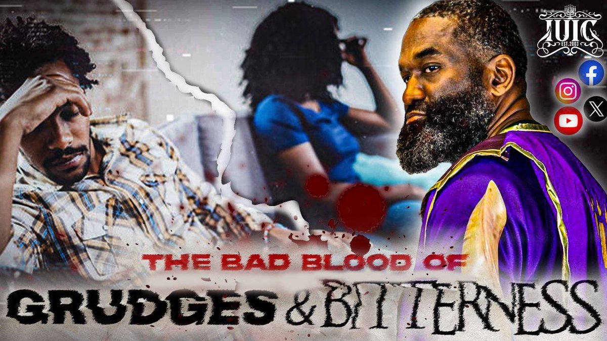 iuic_montreal's tweet image. ‼️PREMIERING TODAY AT 4:00PM‼️

Like, Comment, Share...!!SUBSCRIBE!!
youtu.be/qmVLH4BRukY

The Bad Blood of Grudges &amp;amp; Bitterness 🩸👊🏿

#Grudges #Bitterness