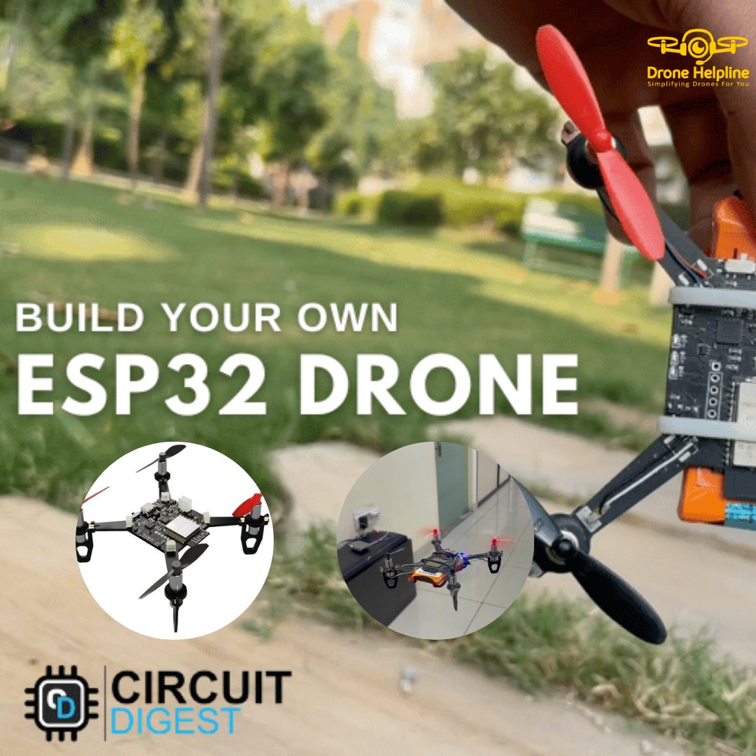 dronehelpline's tweet image. 🚁✨ Big shoutout to @CircuitDigest for their game-changing DIY WiFi-Controlled Drone! 🎉

Watch the drone in action: bit.ly/4cyCdRk

Read here: bit.ly/3xpsU5S

Leading the way in making drone tech accessible to all! 
@CircuitDigest #diydrone #droneinnovation 🛠️