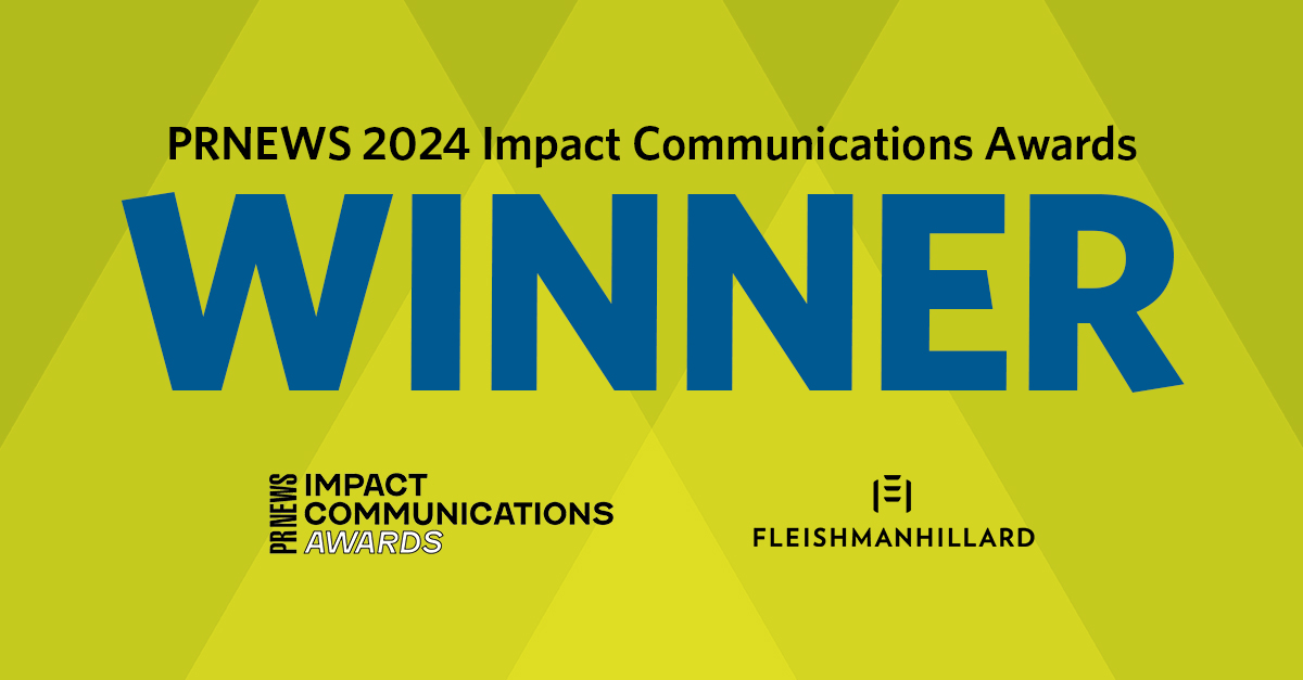 We just picked up a second win for CSR #AgencyOfTheYear! We received the recognition from the PRNEWS Impact Communications Awards, as well as an honorable mention for ESG Agency of the Year. Details here: fh.pr/kyhWn