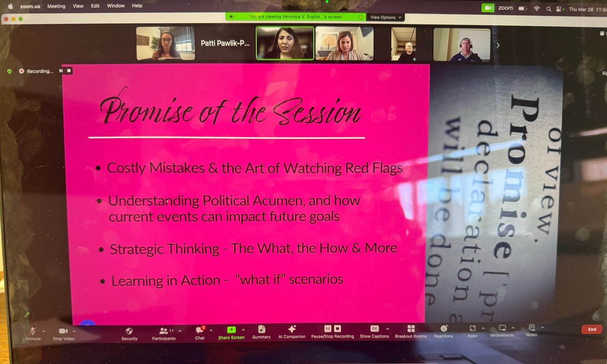 We had a great learning opportunity for our members today with Veronica V. Sopher’s Virtual Coaching Roundtable! #TSPRAMembersGetMore