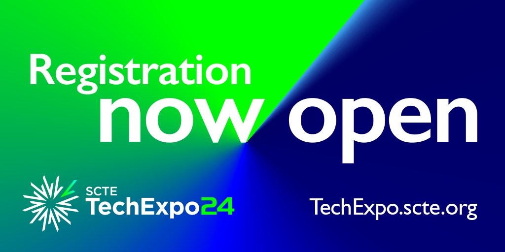 🚀 Exciting News Alert! 🚀 Registration is officially OPEN for #SCTE #TechExpo24! 🎉 Get ready to ignite connections, fuel innovation, & drive progress at Americas’ largest #broadband event! Join us and be part of something extraordinary! Sign up now 👉 techexpo.scte.org/register/
