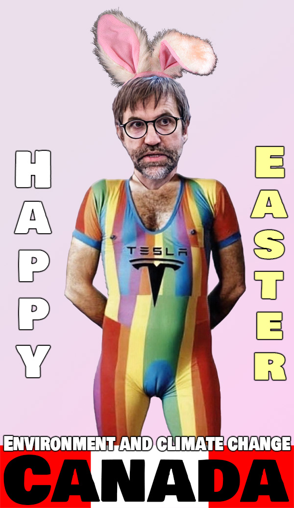 From the office of #StevenGuilbeault Environment and Climate Change #Canada #HappyEaster #JustinTrudeau