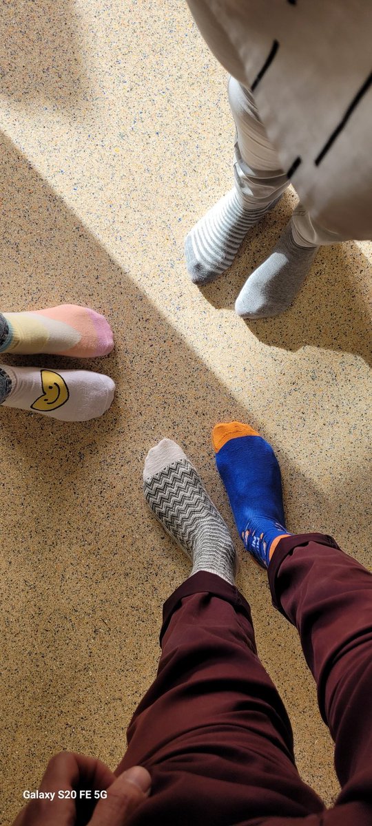 Retour sur le jeudi 21 mars, journée mondiale de la Trisomie 21.
Élèves et personnels du collège René Cassin ont participé à l'action solidaire des chaussettes dépareillées. Objectif de cette journée : sensibiliser nos élèves à la différence.
.