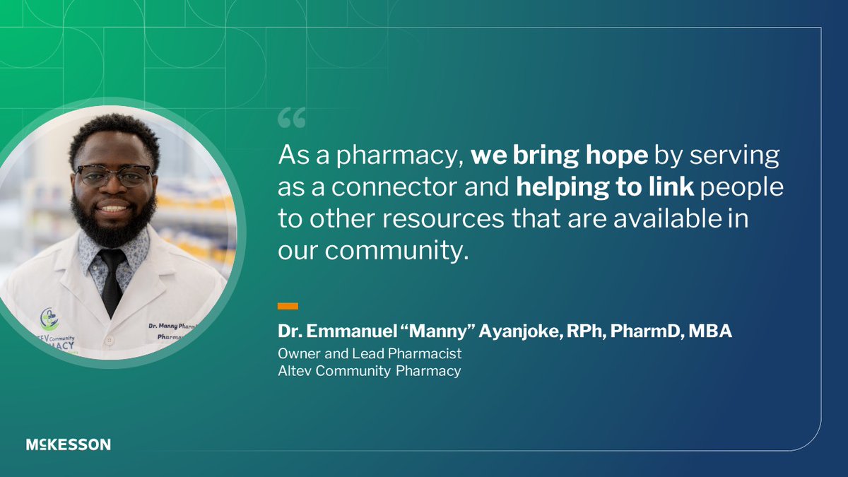 A #pharmacy desert is an area with little or no access to pharmacy services. We recently launched Project Oasis to help provide access to services for people living in these areas. Learn more about Project Oasis: mckesson.com/Our-Stories/Pr…