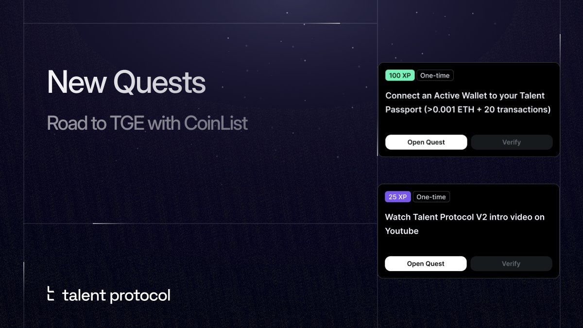 Talent Protocol tweet media