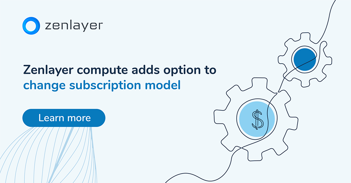 We made Zenlayer #compute even more flexible! We recently added the option to switch between Flat Rate and Data Transfer pricing for your Zenlayer Bare Metal and #VM subscriptions to help you better align costs. Here’s how: zenlayer.com/blog/zenlayer-…