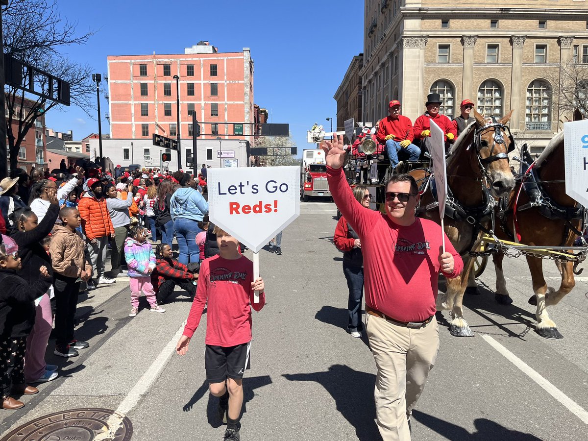 The Opening Day Parade was a knock out of the park! We enjoyed seeing our members and the Cincinnati community along the route. We hope to see you again next year! Go Reds! <a href="/FindlayMarket/">Findlay Market</a> #openingday #cincinnati #redsbaseball #cincinnatireds #findlaymarket