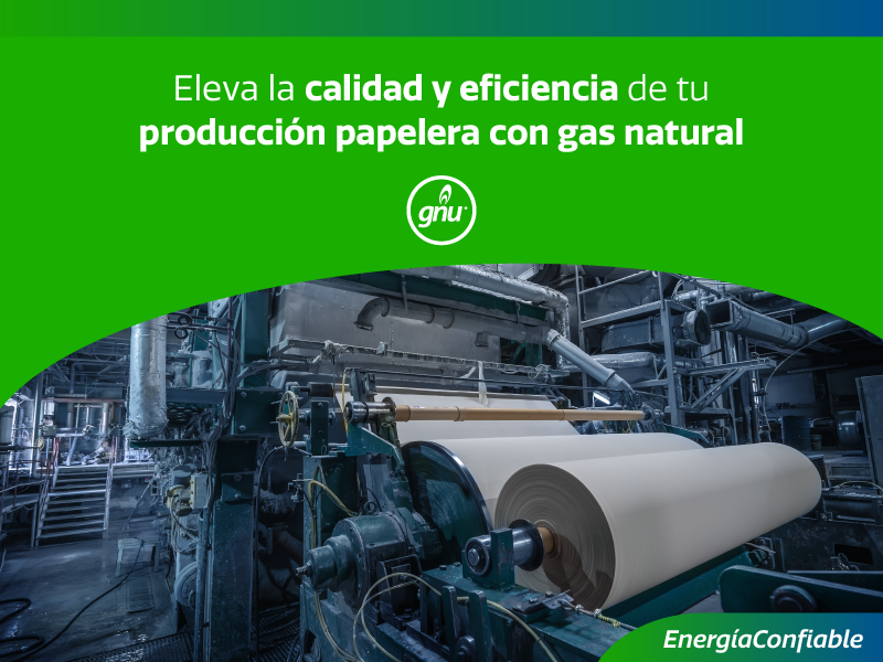 El gas natural permite un control preciso de la temperatura, esencial para mantener la consistencia y calidad del papel. 

Impleméntalo en tu industria y transforma tu operación papelera asegurando una producción de alta calidad con eficiencia energética.🏭⚡