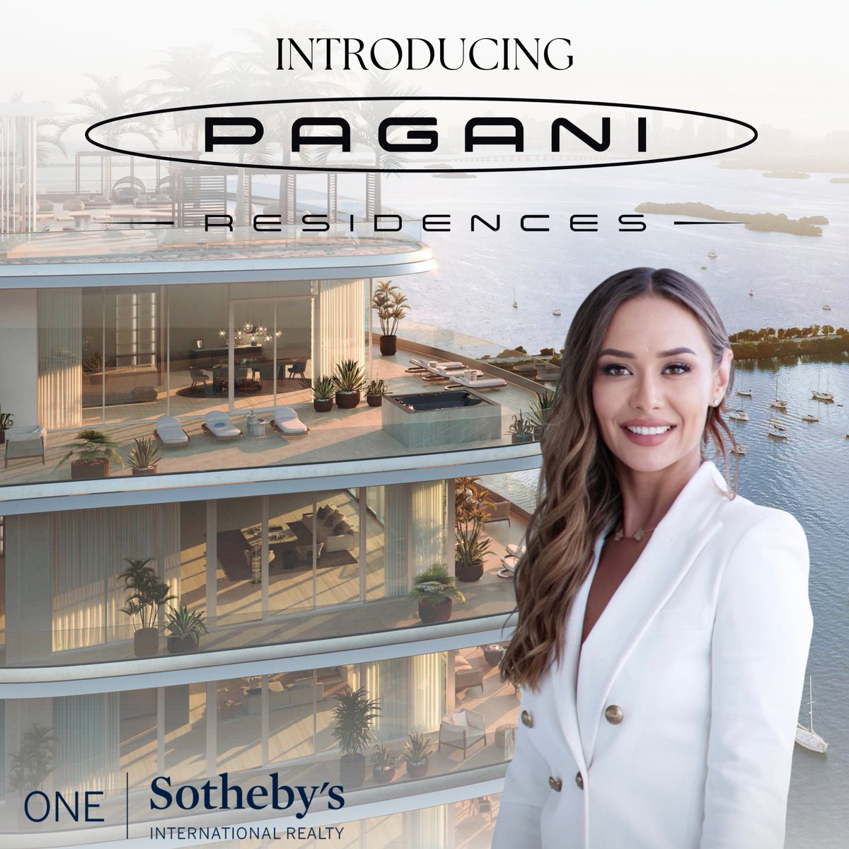 🔸Pagani Residences #Miami🔸
70 waterfront properties, each starting at $2.4 million
Inspired by the Renaissance era, Pagani's supercars and hypercars, the building's construction is set to be completed in 2027.
ekrupennikova@onesothebysrealty.com 
#ElenaKrupennikova