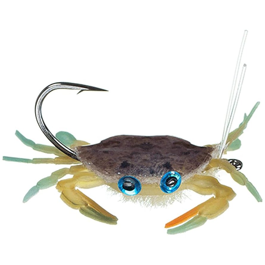 CozyByKathy 🌻 on X:  via @ #affiliate #crab  #fishing Saltwater Fly Fishing Flies by Colorado Fly Supply - Crabby Patty  - Fly Fishing Lures and Streamers - Crab Lures for Bonefish