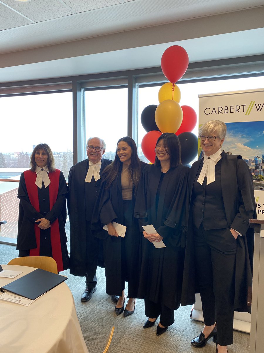 Congrats to our 2024 McGillivray Moot winners, Claire Han and Mara Stirling! 🎉 @LawDeanHolloway @Calgary_Lawyers