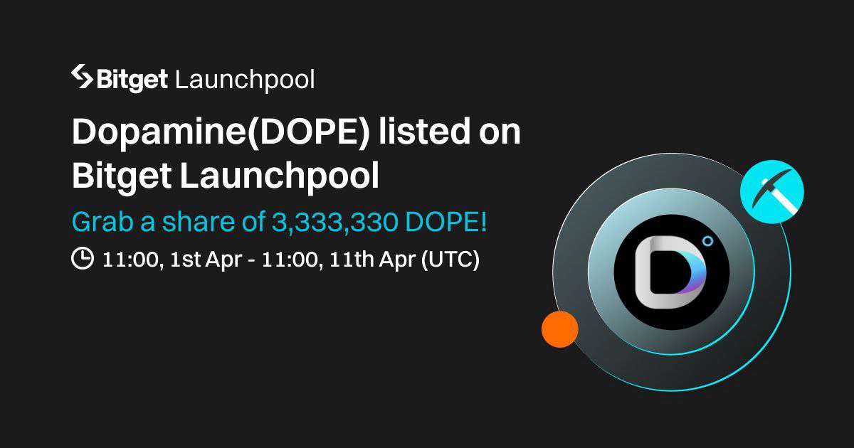 ebukannaemeka_'s tweet photo. 💎 #Dopamine(DOPE) to be listed on #Bitget —grab a share of 3,333,330 DOPE from #Launchpool !🤑
📆 Promotion period: 11:00, 1st Apr – 11:00, 11th Apr (UTC)
🧘HOW TO JOIN:
💎 Sign Up for Bitget Account:
https://t.co/N8sG95YXsJ
#RohitSharma𓃵 #DopeListBitget #BTChalving #Bitget https://t.co/3H5oXwXx34