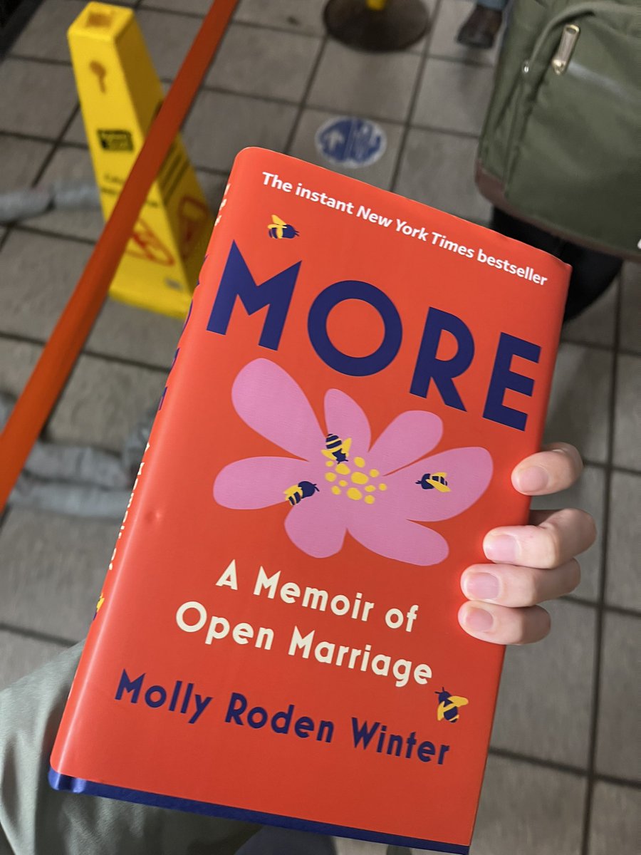 Unsexy photo of a really brilliant book. More is out now and is one hell of a read. @mollyrwinter