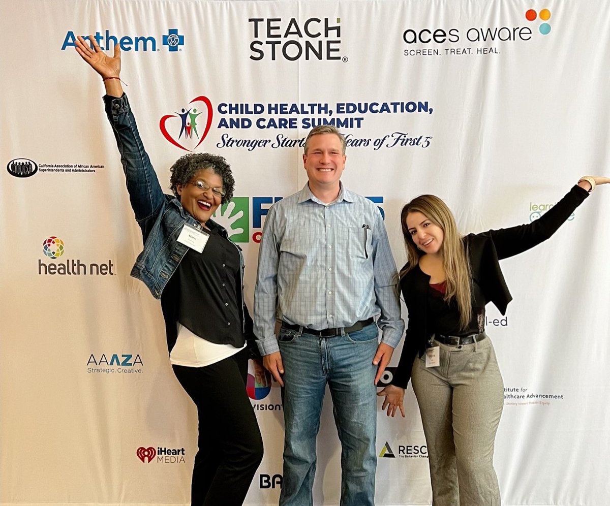 What a great week for our team @First5CA Child Heath, Education and Care Summit! Here's to #StrongerStarts