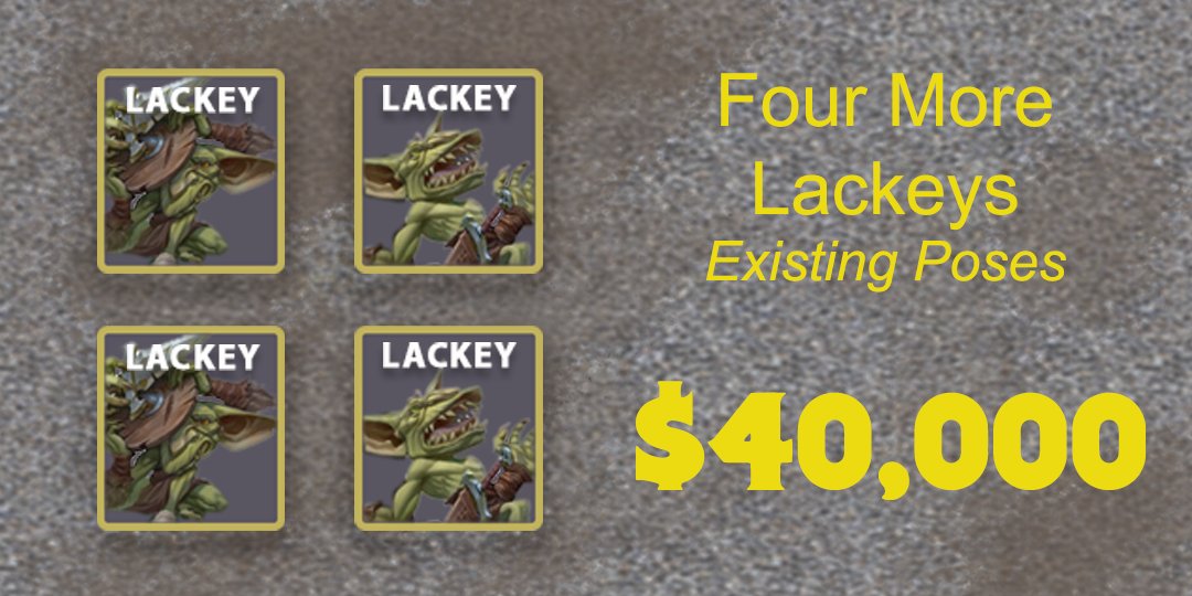 Our Jagged Edge Hideway Backerkit project is closing in on 4 Goblin Reinforcements at $40,000! Check it out here... backerkit.com/c/projects/tre…