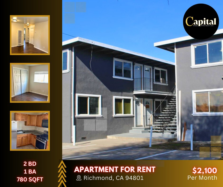 📌 1317 Burbeck Ave, #Richmond, CA 94801 (Unit 1319)
💲 Rent per month: $2,100
.
Contact us if you are interested.
.
#apartment #apartmentforrent #lease #apartmentforlease #california #richmondca #richmondapartments #californiarealestate #realestate #apartmentleasing #leasing