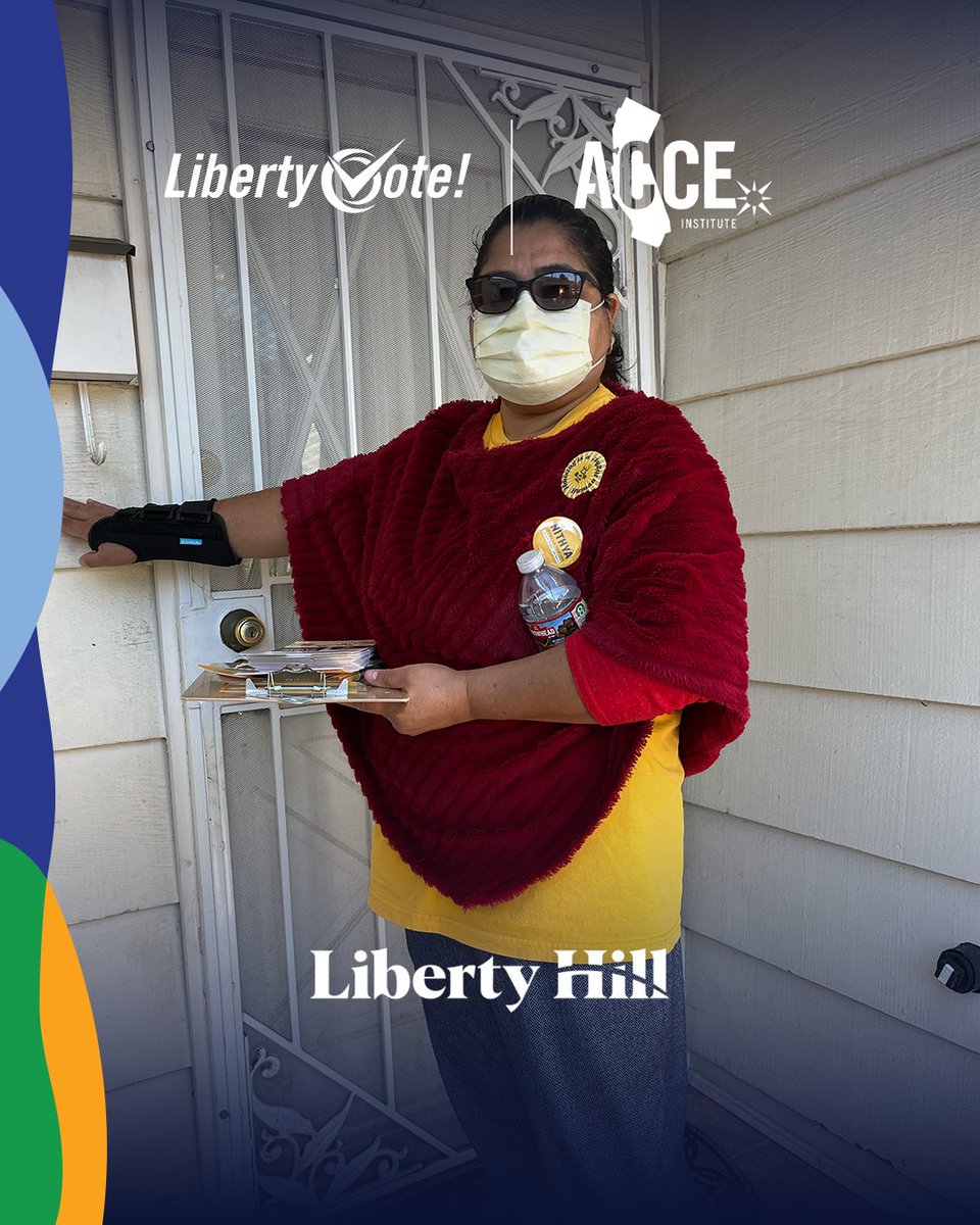 Liberty Vote! grantee partners @CalOrganize lead grassroots organizing that engages residents in strategic campaigns to win policy change and secure improved community services. Visit libhill.co/liberty-vote