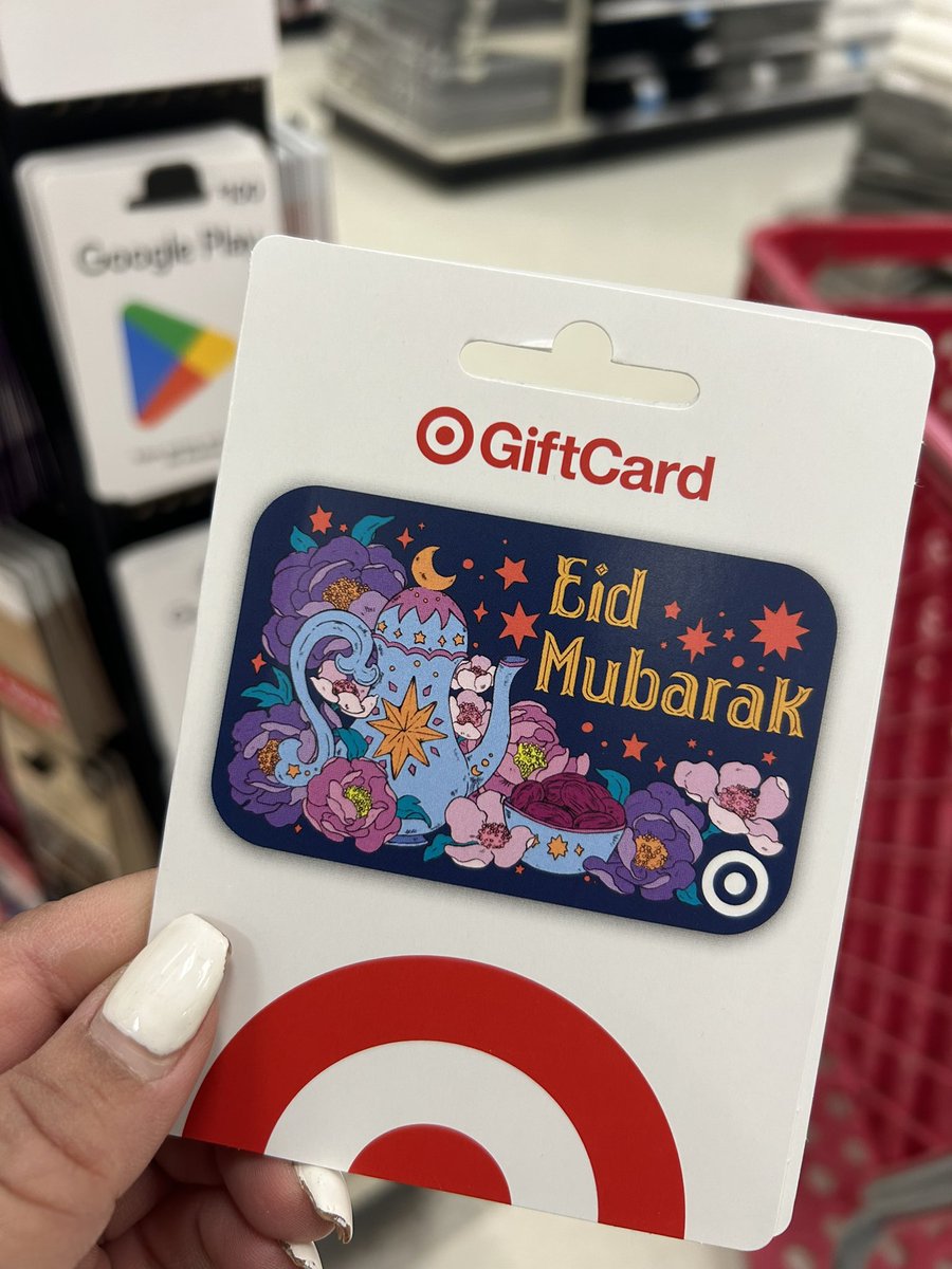 Bravo to Target for creating Eid Mubarak gift cards! I know it just promotes capitalism but that’s ok, I’ll take the simple joy of it. 😁 Getting some for my daughters! @Target