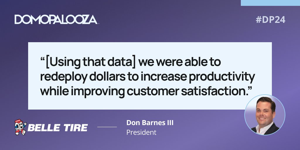 Belle Tire reduced labor costs by 14 percent and increased earnings by 8 percent—all while delivering a world-class customer experience. #DP24