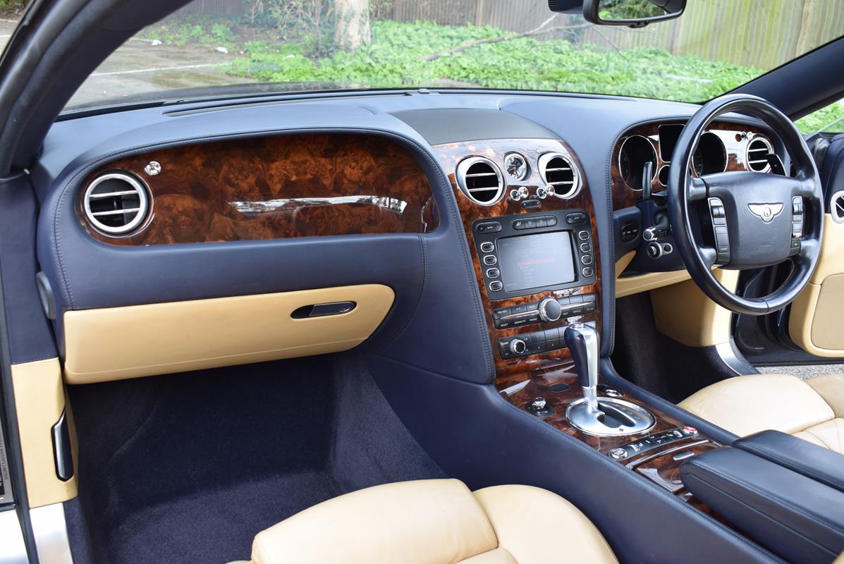 hanwellsnet's tweet photo. 2004/04 Bentley Continental GT. Finished in Sapphire Blue with Black Badge styling and 19 inch split rim alloys. Saffron interior with Nautic Blue secondary hide and Walnut veneers. Immaculate throughout with FSH. Real value at only £16,999 https://t.co/QZ0dxGVoy2 https://t.co/hmRIIjzfeL