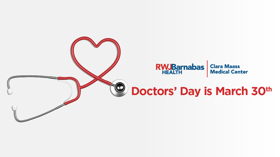 Let’s thank RWJBarnabas Health physicians together this National Doctors’ Day! To recognize an RWJBarnabas Health doctor that has made a difference, visit: ow.ly/iLUU50R4CBV #LetsBeHealthyTogether #NationalDoctorsDay