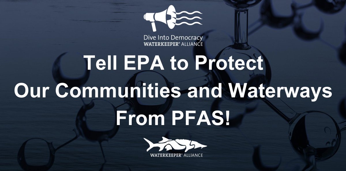 We are urging EPA to list nine additional #PFAS compounds as hazardous in order to better protect our communities and waterways from this toxic contamination. You can leave your own personalized comment with EPA here: waterkeeper.quorum.us/campaign/58410/