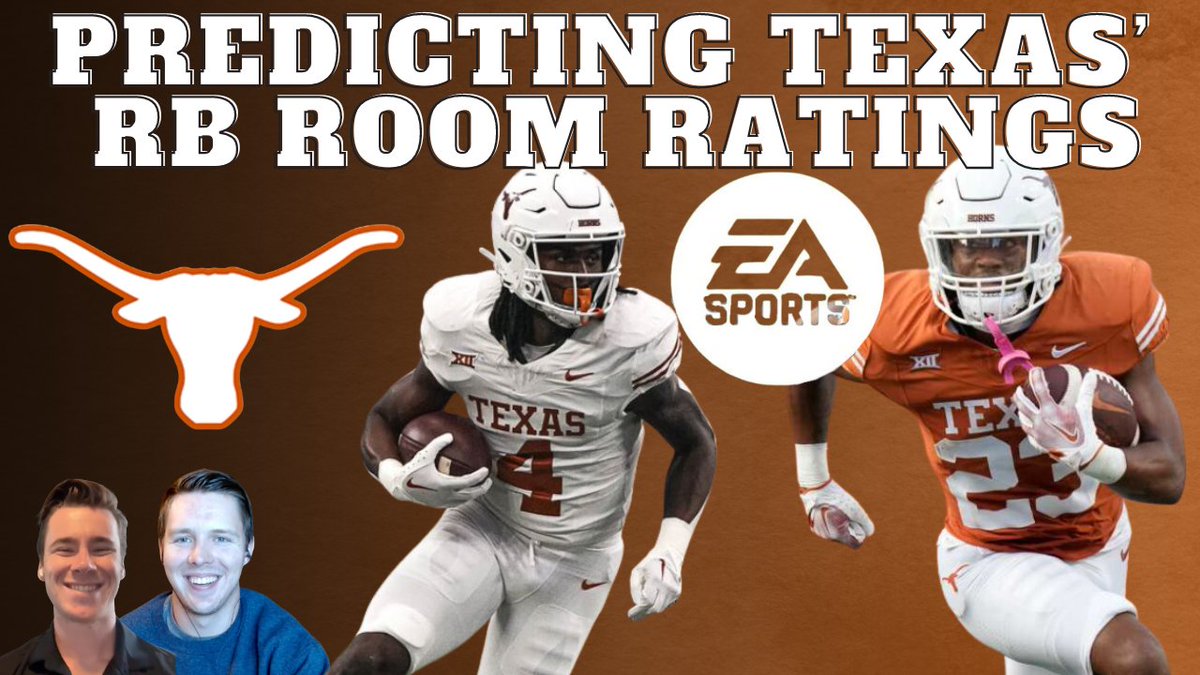 What do y'all think CJ Baxter & Jaydon Blue will be rated in the NEW EA Sports College Football 25 video game? #HookEm 🤘🏻 🎥:hornsports.com/what-will-cj-b…