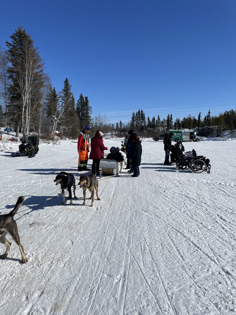 At AVENS, it’s not what we do, it’s who we do it for! Today was dog sledding with the famous Grant Beck Kennels and pulling some fish from the Great Slave Lake. Then eating our catch back home #WeDoThingsDifferent #seniors #Yellowknife #NWT