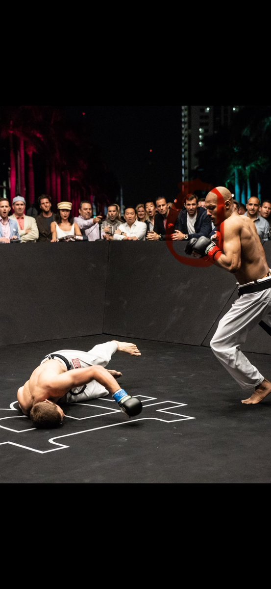 TheHuangWay's tweet photo. From watching pitside (top right) at our first live fight in April 2018 to headlining almost exactly 6 years later. Won’t be the last time a spectator comes to KC to jump into the pit for real #rockhold Still one of the craziest knockouts ever on the Bitcoin logo 😂 https://t.co/pUcjHlRnHg