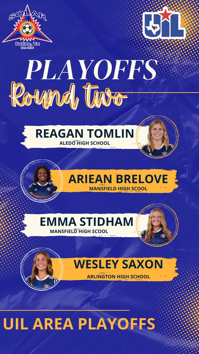 Congrats to all our girls moving forward in their high school playoffs! Let’s go ladies! 💪🏽 @ABrelove2025 @WesleySaxon07 @reagan_tomlin_ @emmaraestidham