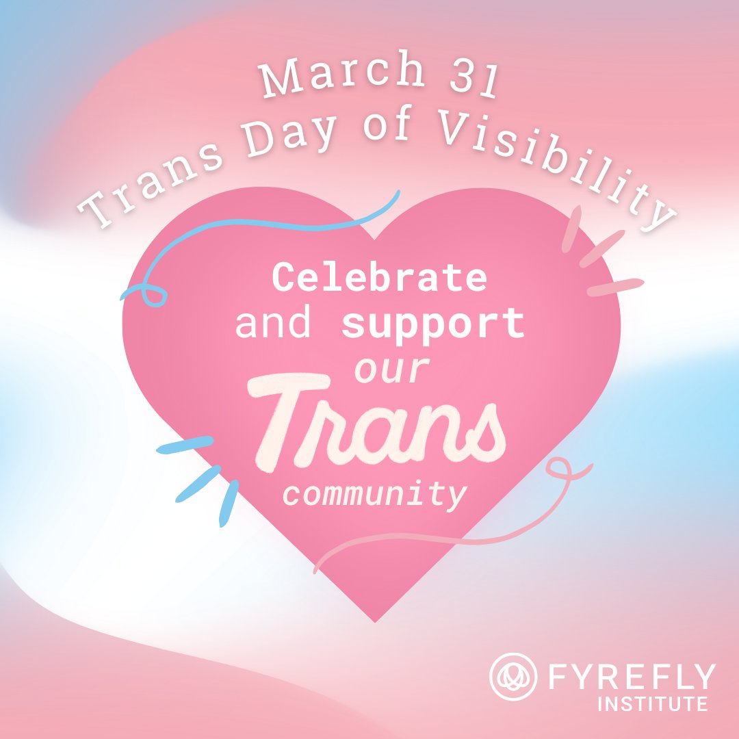 This Trans Day of Visibility, make sure to celebrate and support your trans loved ones, friends, colleagues, and community, which includes protecting their rights and their futures so that they get to live their lives as their authentic, awesome, and wonderful selves.