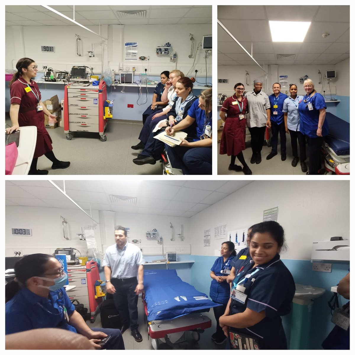 Our ED staff @NHSHarlow participated in fantastic training program on patient care for pressure ulcers
Huge thanks <a href="/PAHTVNs/">PAH Tissue Viability Service</a> for their support.
Focusing on fundamentals of care-Back to Basic
<a href="/pread152/">Polly Read</a>
<a href="/delabauve/">✨Debbie de Labauve✨</a>
<a href="/rubyhillinger/">Ruby Hillinger</a>
<a href="/sharon_mcnally/">Sharon mcnally</a>
<a href="/Gsep_/">Giuseppe Labriola FRSA RN RM (He/Him)</a>
<a href="/theonlyelizab/">Elizabeth Kurian</a>
<a href="/UcheaSmith/">Nneka Uchea Smith (she/they)</a>