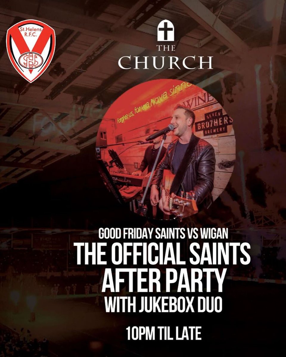 Tomorrow is looking like a Good Friday ….. spread the word let’s get the town busy #sthelens #coys