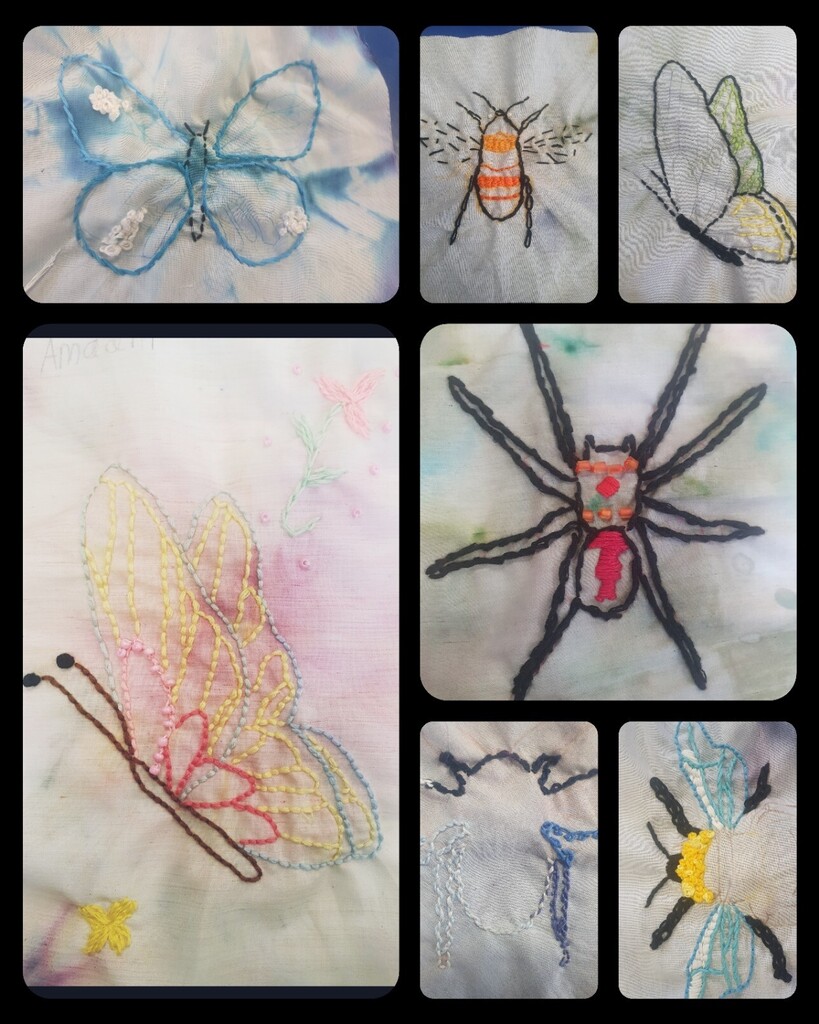 Year 9 textiles students created entomology embroidery pieces as their final outcomes. #enjoyingexcellence Via: @hx_adt on Mastodon @ExceedLP 📰 View News: hallx.me/WPq6L