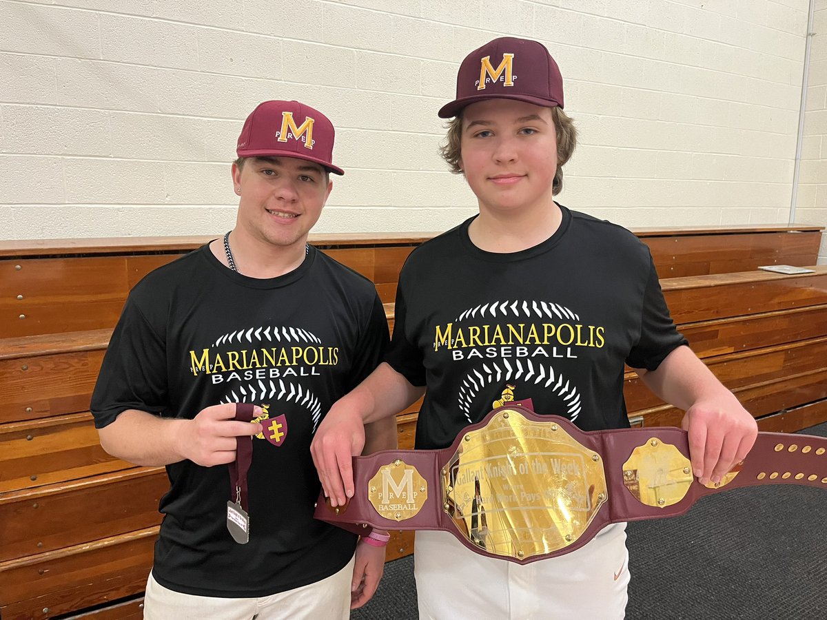 🎉 CONGRATULATIONS to our Gallant Knights of the Week, S. Guay’27 & L. Beyers ‘25 for making the most of their opps to contribute to the team’s success this week! Keep up the hard work gentlemen!