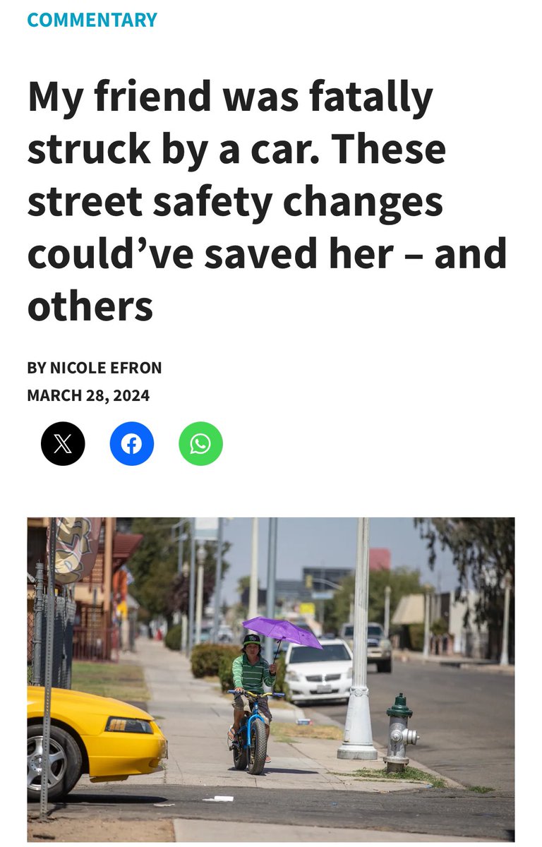 Tragedies like this one are a policy choice. We know what we have to do to prevent traffic deaths. We just need the courage to move away from our addiction to cars. I have two bills (SB 960 & 961) that would make roads safer and slash the 4,000 traffic deaths CA faces each year.