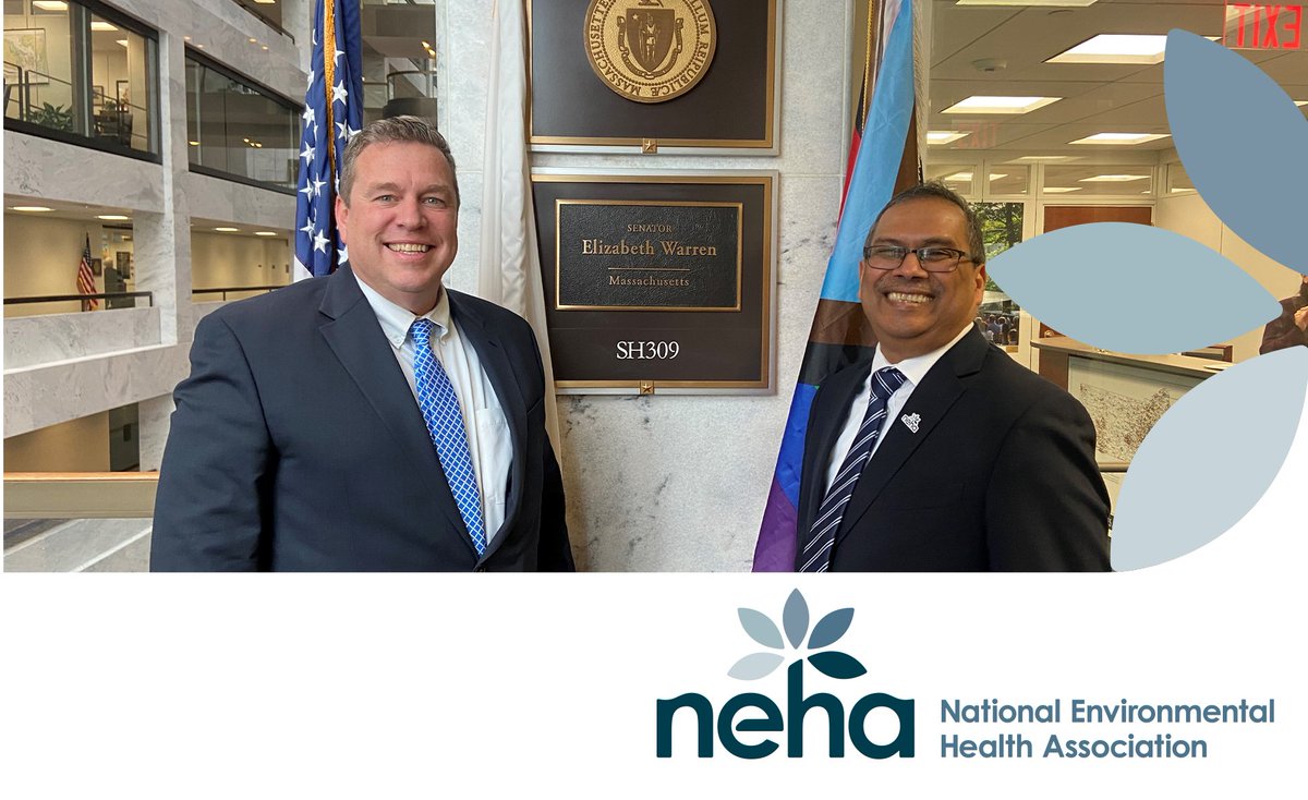 National Environmental Health Association (NEHA) (@nehaorg) on Twitter photo NEHA members from California and Massachusetts wrapped up their meetings with <a href="/SenWarren/">Elizabeth Warren</a> and <a href="/RepDeSaulnier/">Mark DeSaulnier</a>’s offices. They asked for more federal funding for <a href="/CDCgov/">CDC</a> and <a href="/US_FDA/">U.S. FDA</a>. NEHA members from California and Massachusetts wrapped up their meetings with <a href="/SenWarren/">Elizabeth Warren</a> and <a href="/RepDeSaulnier/">Mark DeSaulnier</a>’s offices. They asked for more federal funding for <a href="/CDCgov/">CDC</a> and <a href="/US_FDA/">U.S. FDA</a>.