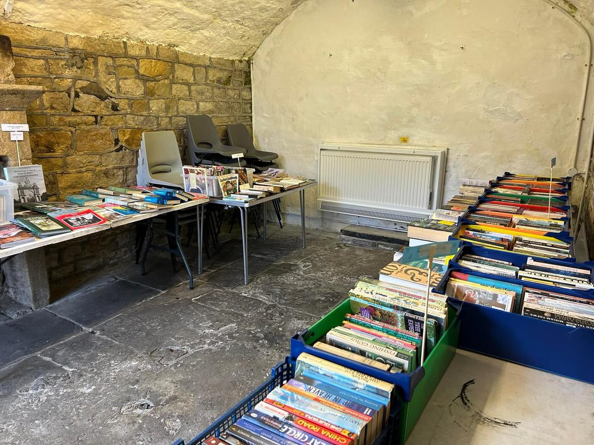 It’s Easter weekend and in Heptonstall, amidst all the other shenanigans such as #PaceEggPlay happening, do pop by our museum for a visit or a browse of our book sale.
