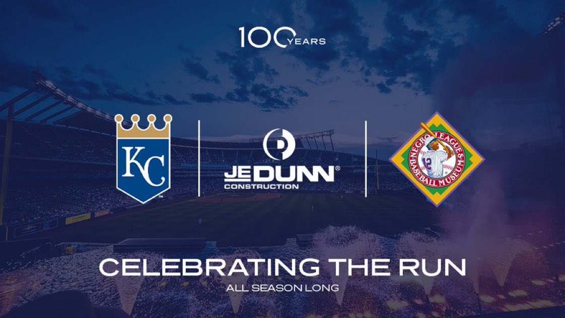 Thanks to MAIKEL GARCIA for delivering the @Royals 1st run & the 1st $100 donation to the NLBM! For every run the Royals score @JEDunn is donating $100 to celebrate the firm’s 100th anniversary & the 100th anniversary of the Monarchs winning the 1st Negro Leagues World Series!