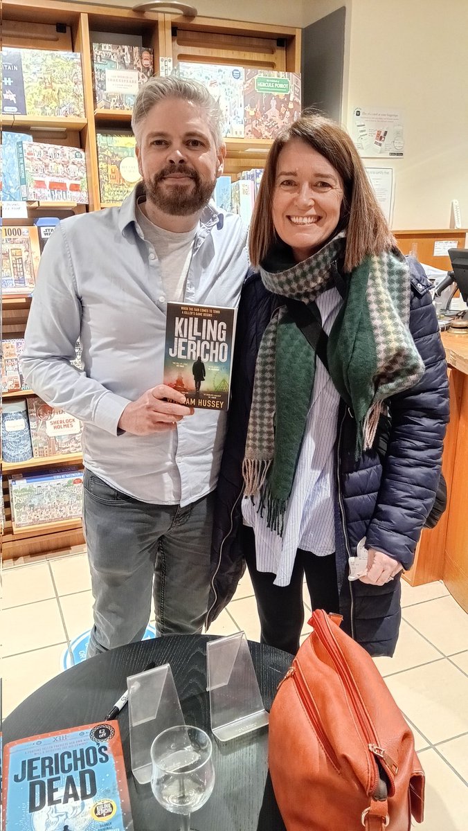 Thanks @WatDumfries . Great night listening  @WHusseyAuthor talk about his Scott Jericho series, 
#KillingJericho #JerichoIsDead #BookTwitter