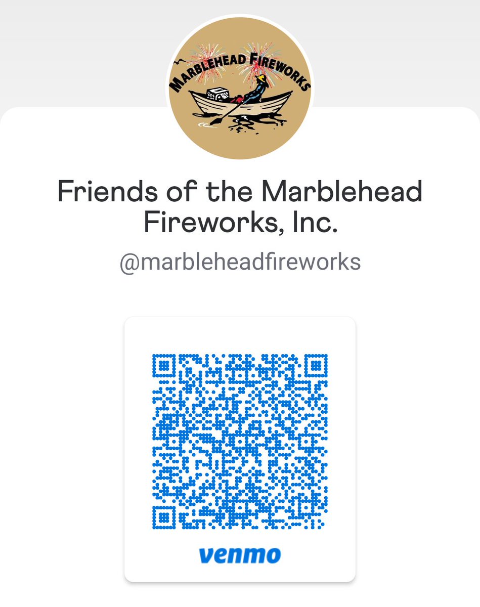 We are now also on <a href="/Venmo/">Venmo</a> to make it even easier for you to donate to the fireworks...
