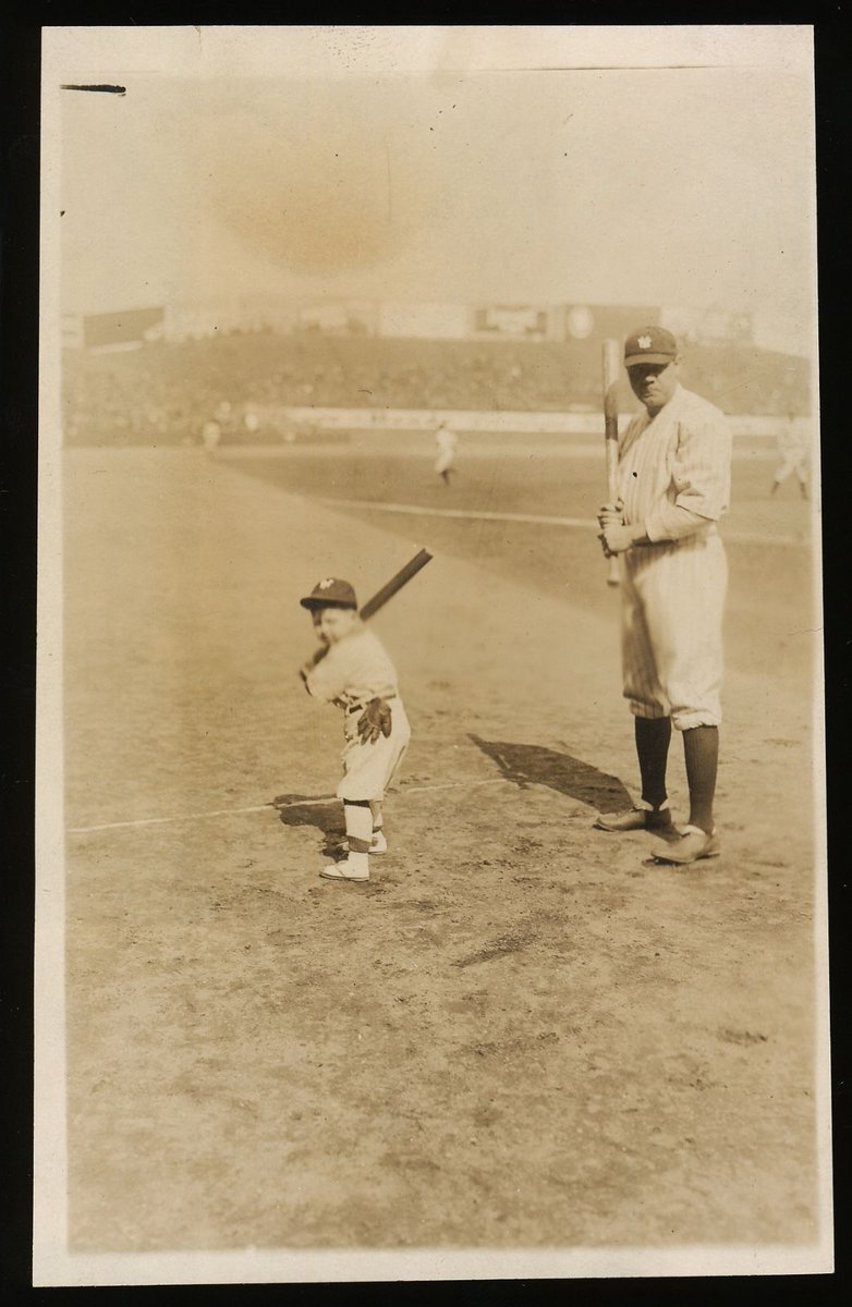 The Babe & A Babe 1923 #OpeningDay At Yankee Stadium Photo By George Bain